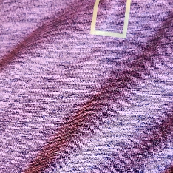 PINK Victoria's Secret Heather Purple Racerback Tank with Logo - Picture 6 of 6